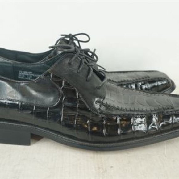 Stacy Adams Men’s Black Genuine Leather Oxford Dress Shoes Size 11 main image 5